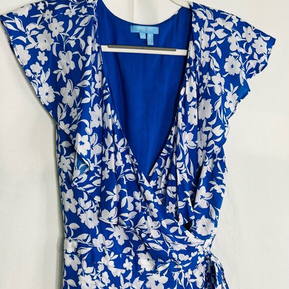 DRAPER JAMES RSVP Ruffle Wrap Dress Small - Picture 7 of 11